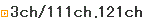 3ch